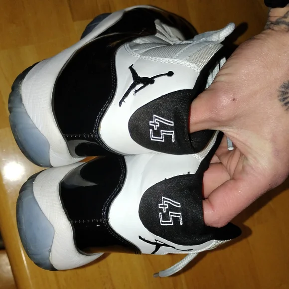 Black and White High-Top Sneakers